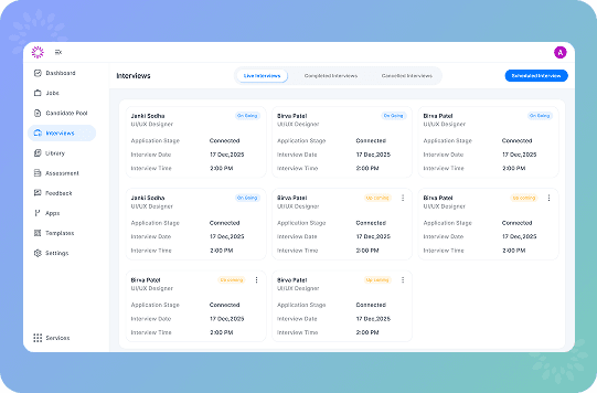 Lightning-Fast Interview Scheduling